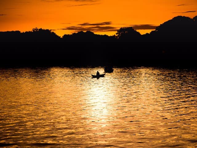 Alter do chao por do sol
